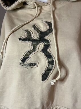 Browning Camo Buckmark Logo Heavy Hoodie XL